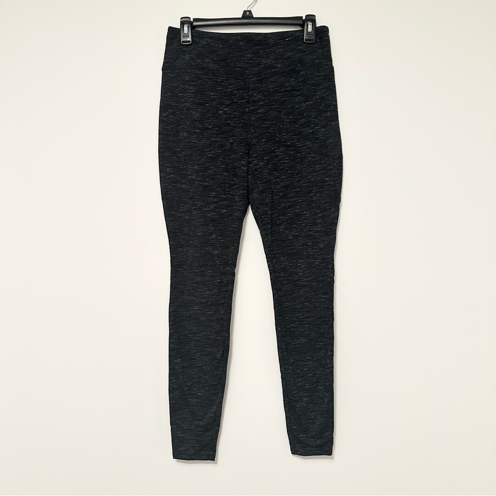 Mossimo Supply Co. Heathered Charcoal Leggings Women's Medium Cotton Blend